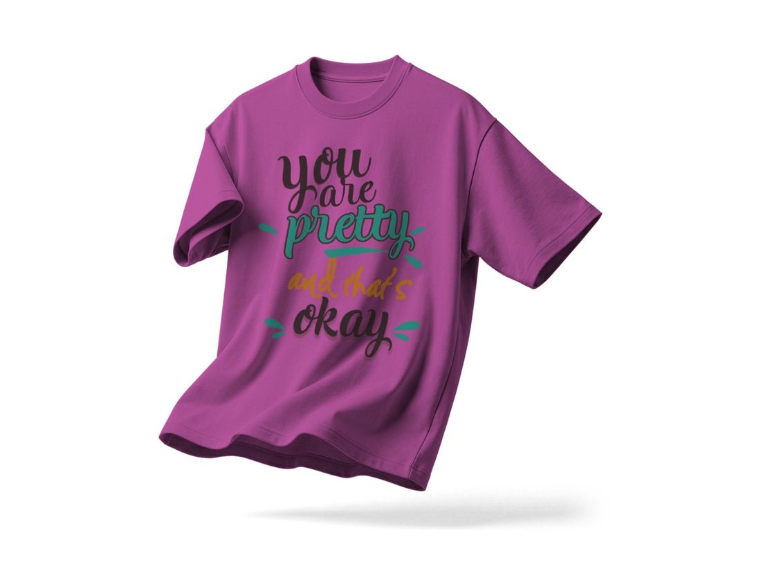 The pretty tee in Plum